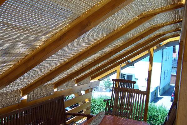 Bambu cortina romana