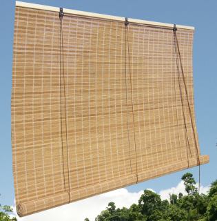 persianas de bambu
